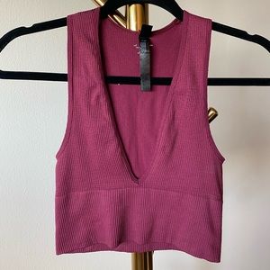 Out From Under Hailey Seamless Plunging Bra Top